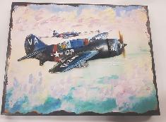 JDH - Schilderij Spitfire 2D Blik